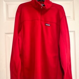 Patagonia Bright Red Fleece Pullover